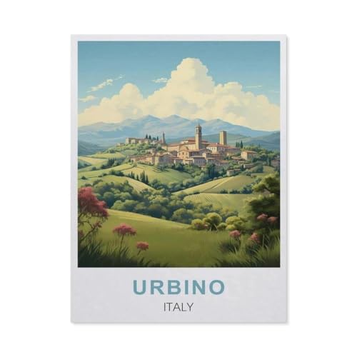 Papier Puzzle 1000 Stück，Urbino, Italien，Puzzles Lernspielzeug Für Erwachsene Geburtstagsgeschenk（50x70cm）-T17 von GSBRSNTS