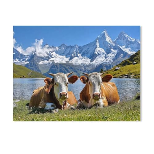 Papier Puzzle 1000 Stück，Wir Machen Pause，Erwachsene Kinder Spielzeug Dekompression Spiel（38x26cm）-AF57 von GSBRSNTS