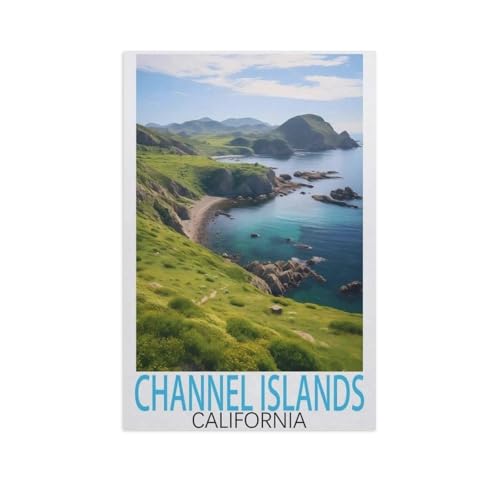Papier Puzzle Puzzle 1000 Stück，Channel Islands, Kalifornien，Puzzles Lernspielzeug Für Erwachsene Geburtstagsgeschenk Home Decoration（50x70cm）-AL66 von GSBRSNTS