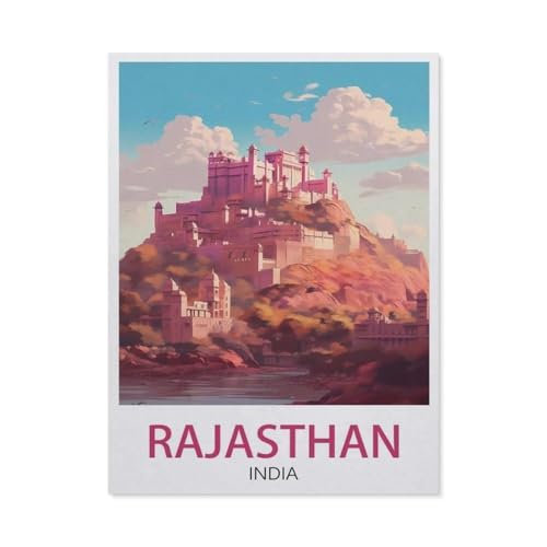 Papier Puzzle Puzzle 1000 Stück，Rajasthan, Indien，Puzzles Lernspielzeug Für Erwachsene Geburtstagsgeschenk Home Decoration（38x26cm）-Q40 von GSBRSNTS