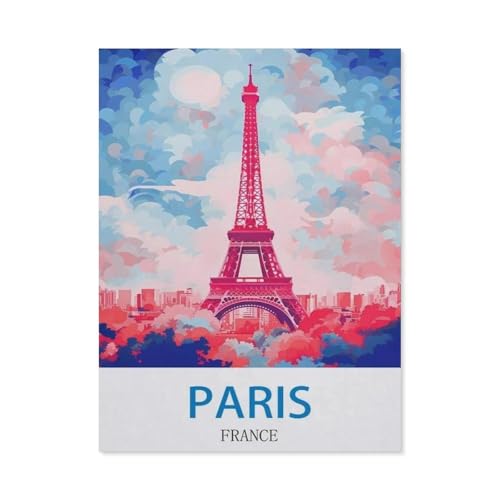 Paris, Frankreich，Puzzles 1000 Teile für Erwachsene, Klassische Puzzle Kinder Puzzle Herausfordernde Und Schwierige Rätsel für Erwachsene Und Jugendliche（50x70cm）-P20 von GSBRSNTS