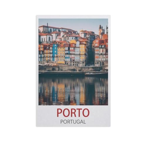 Porto, Portugal，Puzzles, 1000-teiliges Puzzle Für Erwachsene Und Kinder Ab 10 Jahren（75x50cm）-AN43 von GSBRSNTS