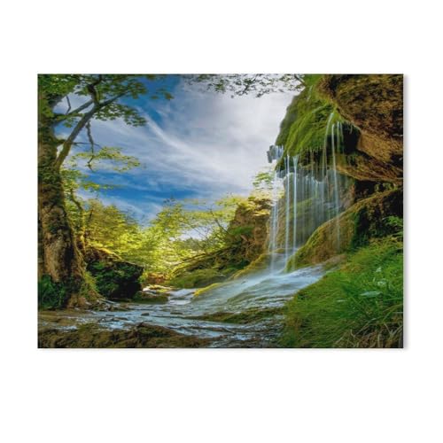 Puzzel Für Erwachsene Jigsaw Puzzle 1000，Die Schleierfälle，DIY Papier Puzzle Einzigartiges Geschenk Wohnkultur Stil（38x26cm）-Z95 von GSBRSNTS