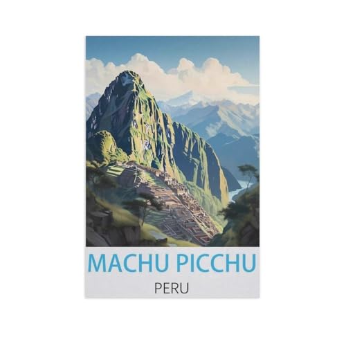 Puzzel Für Erwachsene Jigsaw Puzzle 1000，Machu Picchu, Peru，DIY Papp Puzzle Einzigartiges Geschenk（38x26cm）-AK14 von GSBRSNTS