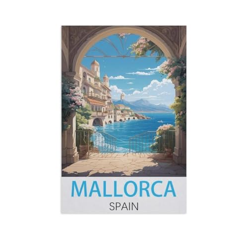 Puzzel Für Erwachsene Jigsaw Puzzle 1000，Mallorca, Spanien，DIY Holz Puzzle Einzigartiges Geschenk Wohnkultur Stil（75x50cm）-AM42 von GSBRSNTS