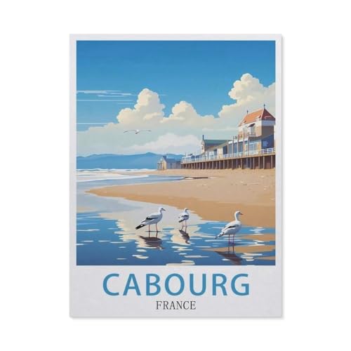 Puzzle，Cabourg, Frankreich，Für Kinder Und Erwachsene Papier Personalisiertes Puzzle-Spaß-Spiel 1000pcs（38x26cm）-R79 von GSBRSNTS