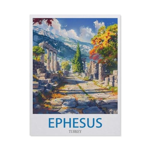 Puzzle，Ephesus, Türkei，Für Kinder Und Erwachsene Holz Personalisiertes Puzzle-Spaß-Spiel 1000pcs（75x50cm）-O87 von GSBRSNTS