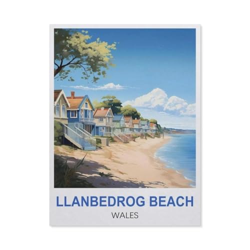 Puzzle，Llanbedrog Strand, Wales，Für Kinder Und Erwachsene Papier Personalisiertes Puzzle-Spaß-Spiel 1000pcs（38x26cm）-R6 von GSBRSNTS