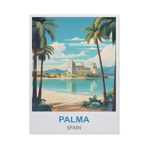 Puzzle，Palma, Spanien，Für Kinder Und Erwachsene Holz Personalisiertes Puzzle-Spaß-Spiel 1000pcs（75x50cm）-X66 von GSBRSNTS