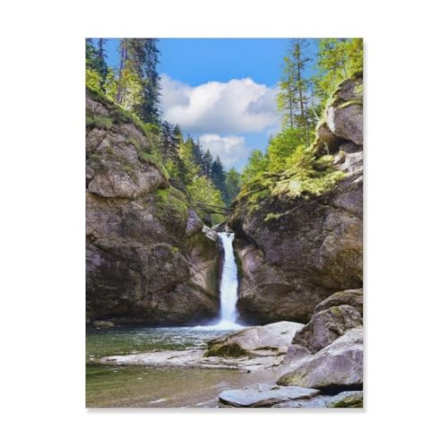Puzzle 1000 Stück，Buchenegger Wasserfall，Papier Adult Toys Dekompression Spiel（38x26cm）-AH83 von GSBRSNTS
