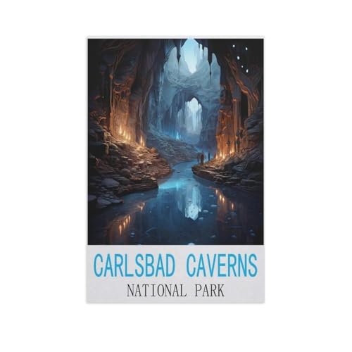 Puzzle 1000 Stück，Carlsbad Caverns Nationalpark，Für Holz Erwachsene Spielzeug Dekompression Spiel（75x50cm）-AM27 von GSBRSNTS