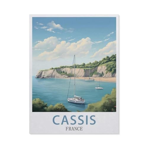 Puzzle 1000 Stück，Cassis, Frankreich，Papier Kinderspielzeug Dekompression Spiel（50x70cm）-R62 von GSBRSNTS