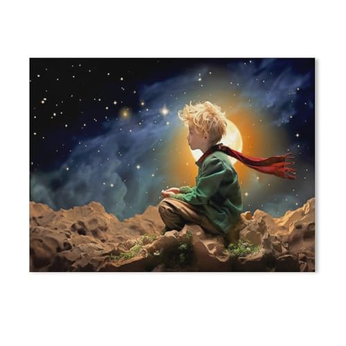 Puzzle 1000 Stück，Die Reise des kleinen Prinzen，Papier Adult Toys Dekompression Spiel（38x26cm）-AF61 von GSBRSNTS