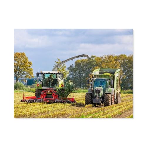 Puzzle 1000 Stück，Erntemaschinen und Ladefahrzeuge，Papier Adult Toys Dekompression Spiel（38x26cm）-F21 von GSBRSNTS