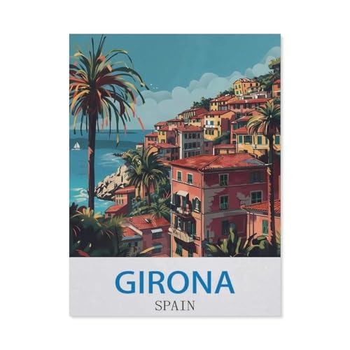 Puzzle 1000 Stück，Girona, Spanien，Für Papier Erwachsene Spielzeug Dekompression Spiel（38x26cm）-O82 von GSBRSNTS