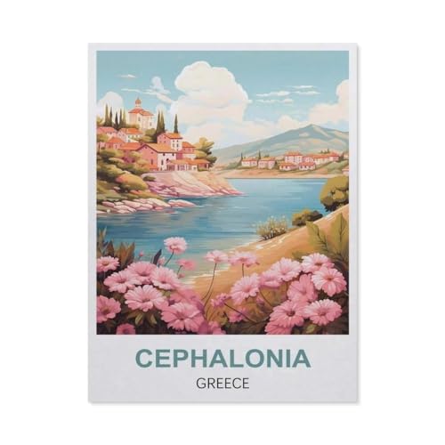 Puzzle 1000 Stück，Kephalonien, Griechenland，Papier Kinderspielzeug Dekompression Spiel（38x26cm）-Q89 von GSBRSNTS
