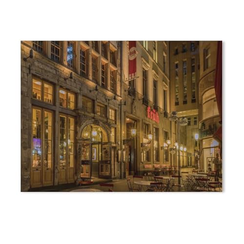 Puzzle 1000 Stück，Köln - Brauhaus 'Früh am Dom'，Für Holz Erwachsene Spielzeug Dekompression Spiel（75x50cm）-Z7 von GSBRSNTS