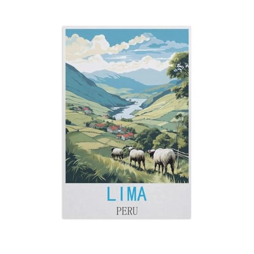 Puzzle 1000 Stück，Lima, Peru，Papier Adult Toys Dekompression Spiel（50x70cm）-AM94 von GSBRSNTS