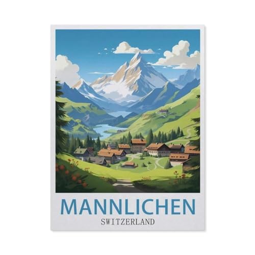 Puzzle 1000 Stück，Männlichen Schweiz，Für Papier Erwachsene Spielzeug Dekompression Spiel（38x26cm）-R74 von GSBRSNTS