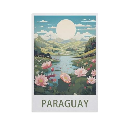 Puzzle 1000 Stück，Paraguay，Holz Kinderspielzeug Dekompression Spiel（75x50cm）-AJ96 von GSBRSNTS