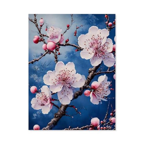 Puzzle 1000 Stück，Pfirsichblüte，Holz Adult Toys Dekompression Spiel（75x50cm）-G70 von GSBRSNTS