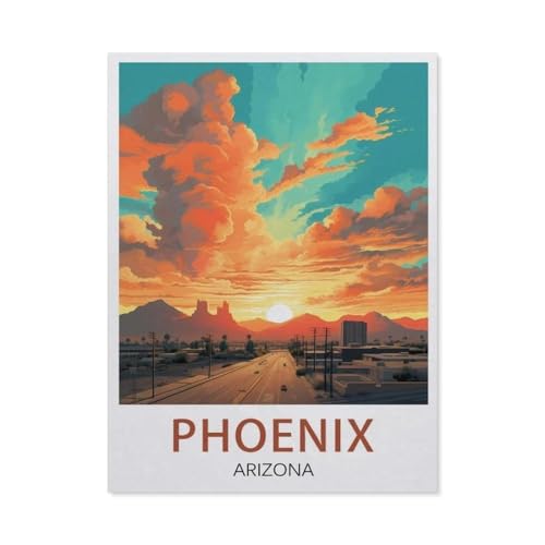 Puzzle 1000 Stück，Phoenix, Arizona，Papier Kinderspielzeug Dekompression Spiel（38x26cm）-V30 von GSBRSNTS
