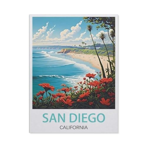 Puzzle 1000 Stück，San Diego, Kalifornien，Papier Kinderspielzeug Dekompression Spiel（50x70cm）-U57 von GSBRSNTS