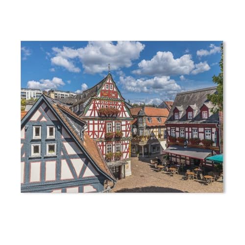 Puzzle 1000 Teile，Idstein im Taunus，Papier Adult Toys Dekompressionsspiel（38x26cm）-AA57 von GSBRSNTS