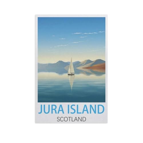 Puzzle 1000 Teile，Jura Island, Schottland，DIY Handwerk Geschenk（50x70cm）-AM50 von GSBRSNTS