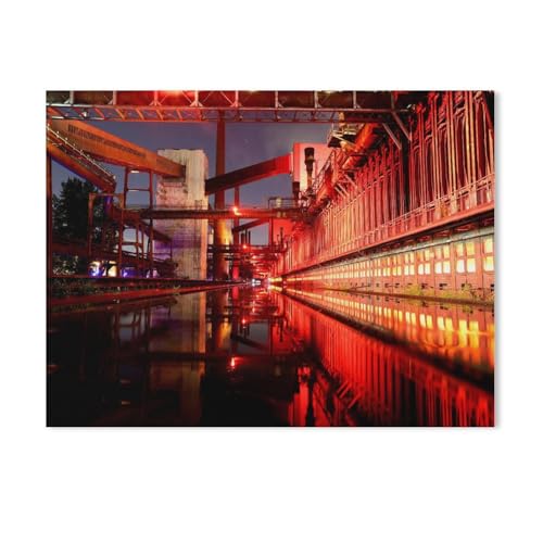Puzzle 1000 Teile，Kokerei Zollverein Essen，Papier Adult Toys Dekompressionsspiel（50x70cm）-AC3 von GSBRSNTS