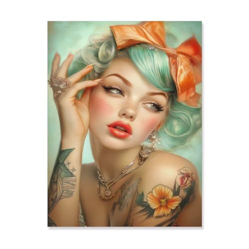 Puzzle 1000 Teile，Pin-up Girls，Papier Adult Toys Dekompressionsspiel（38x26cm）-AH90 von GSBRSNTS