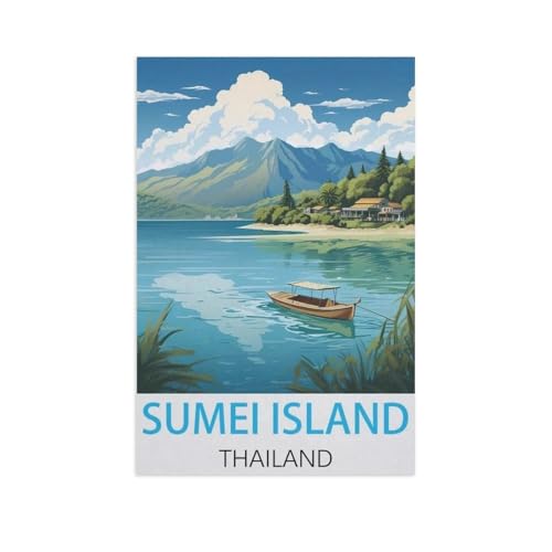 Puzzle 1000 Teile Erwachsene，Samui Island, Thailand，Papier Puzzle（38x26cm）-AM43 von GSBRSNTS