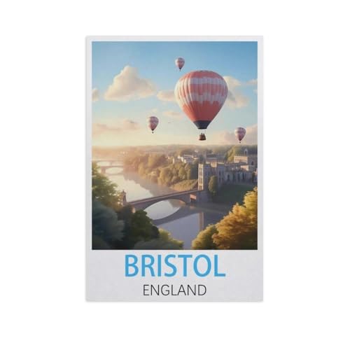 Puzzle 1000 Teile Erwachsene Puzzle Holz Puzzle Klassisches 3D Puzzle，Bristol, England，DIY Collectibles Moderne Wohnkultur（75x50cm）-AL10 von GSBRSNTS