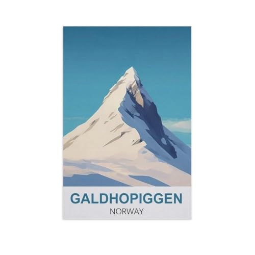 Puzzle 1000 Teile Erwachsene Puzzle Holz Puzzle Klassisches 3D Puzzle，Galdhøpiggen, Norwegen，DIY Collectibles Moderne Wohnkultur（75x50cm）-AN29 von GSBRSNTS