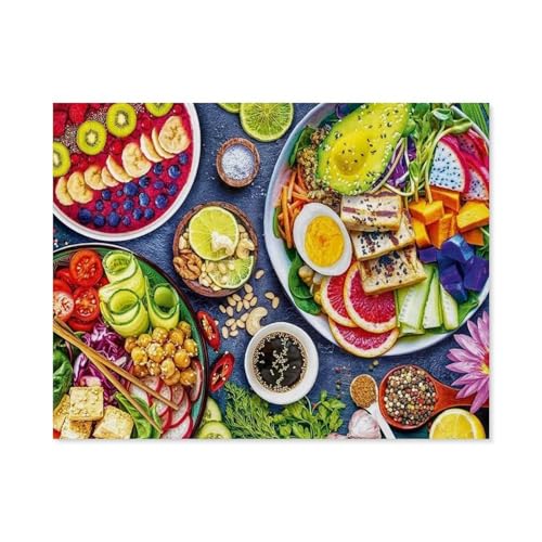 Puzzle 1000 Teile Landschaft Erwachsene Puzzle Papier Puzzle 3D Klassisches Puzzle，Buddha Schale，DIY Moderne Kunst Hauptdekor（50x70cm）-D29 von GSBRSNTS