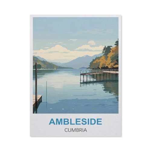 Puzzle 1000 Teile Papier，Ambleside, Cumbria，Dekompression Der Erwachsenen，Kinderpuzzle Spiele Ab 8 Jahren, Spielzeug Für Mädchen Jungen Teenager（38x26cm）-X89 von GSBRSNTS