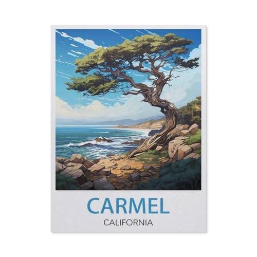 Puzzle 1000 Teile Papier，Carmel, Kalifornien，Dekompression Der Erwachsenen，Kinderpuzzle Spiele Ab 8 Jahren, Spielzeug Für Mädchen Jungen Teenager（38x26cm）-U24 von GSBRSNTS