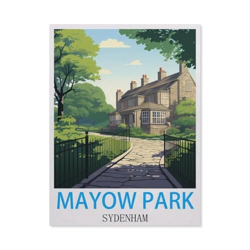 Puzzle 1000 Teile Papier，Mayow Park, Sydenham, England，Dekompression Der Erwachsenen，Kinderpuzzle Spiele Ab 8 Jahren, Spielzeug Für Mädchen Jungen Teenager（38x26cm）-S2 von GSBRSNTS