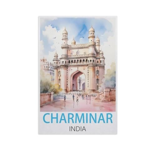 Puzzle 1000 Teile für Erwachsene，Charminar, Indien，Klassische Puzzle Teenager Jungen Mädchen Puzzle DIY Moderne Wohnkultur Einzigartiges Geschenk Intellektuelles Spiel（50x70cm）-AL90 von GSBRSNTS
