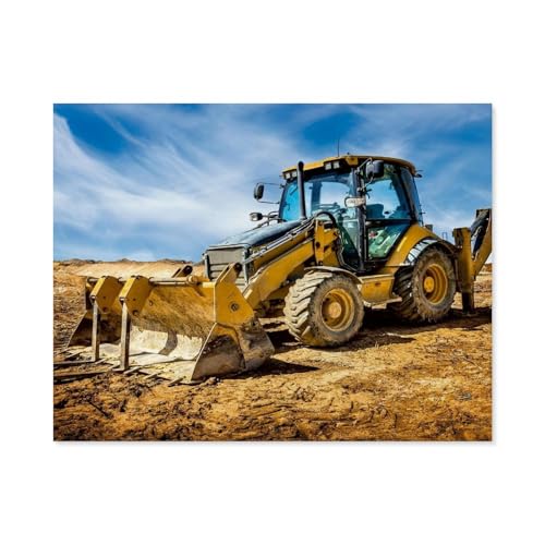 Puzzle Für Erwachsene 1000 Teile DIY Holz Puzzles Erwachsene Kinder Puzzle Klassisches Puzzle，Baufahrzeuge im Einsatz，1000 Teile Puzzle Geschenke Für Liebhaber Oder Freunde（75x50cm）-B6 von GSBRSNTS