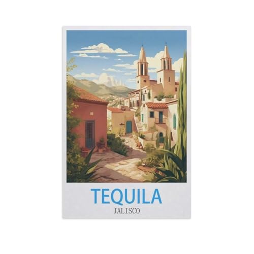 Puzzle Für Erwachsene 1000 Teile DIY Papier Puzzles Erwachsene Kinder Puzzle Klassisches Puzzle，Tequila, Jalisco，1000 Teile Puzzle Geschenke Für Liebhaber Oder Freunde（38x26cm）-AI6 von GSBRSNTS