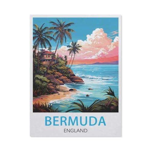 Puzzles 1000 Stück Holz Montage Bild，Bermuda, England，Erwachsene Spiele Lernspielzeug（75x50cm）-T87 von GSBRSNTS
