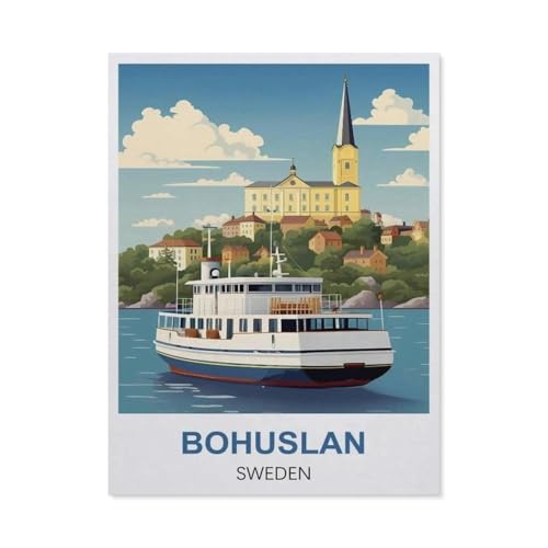 Puzzles 1000 Stück Papier Montage Bild，Bohuslän Schweden，Filmplakat Für Erwachsene Spiele Lernspielzeug（38x26cm）-S40 von GSBRSNTS