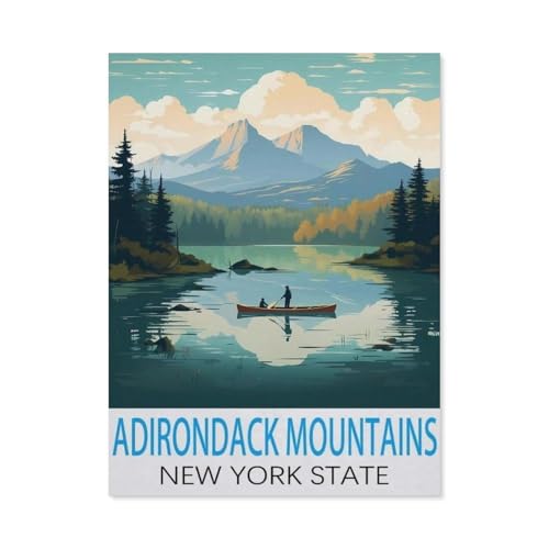 Puzzles 1000 Teile für Erwachsene，Adirondack Mountains, Bundesstaat New York, Teenager Jungen Mädchen Puzzle Lustige Familienpuzzles In Premium-Qualität Zum Geburtstag（50x70cm）-J100 von GSBRSNTS