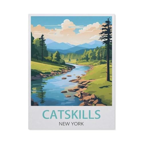 Puzzles 1000 Teile für Erwachsene，Catskills, New York，Klassische Puzzle Teenager Jungen Mädchen Puzzle Lustige Familienpuzzles In Premium-Qualität Zum Geburtstag（38x26cm）-U28 von GSBRSNTS