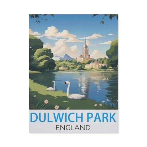 Puzzles 1000 Teile für Erwachsene，Dulwich Park, England，Klassische Puzzle Teenager Jungen Mädchen Puzzle Lustige Familienpuzzles In Premium-Qualität Zum Geburtstag（38x26cm）-T52 von GSBRSNTS