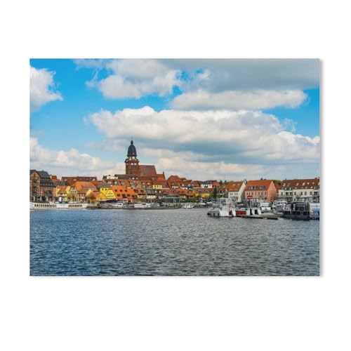 Puzzles 1000 Teile für Erwachsene，Waren Müritz Impressionen，Klassische Puzzle Teenager Jungen Mädchen Puzzle Lustige Familienpuzzles In Premium-Qualität Zum Geburtstag（38x26cm）-AA88 von GSBRSNTS