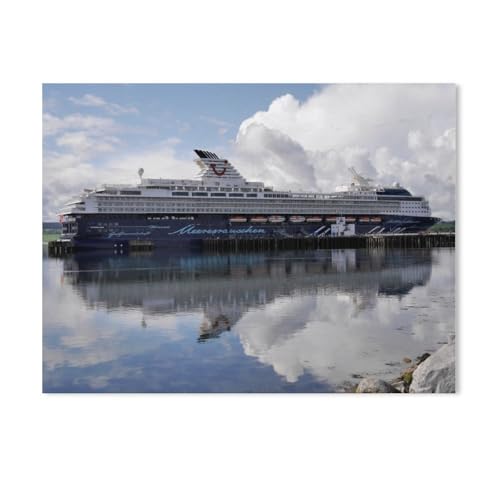 Puzzles Mit 1000 Teilen Puzzles Aus Holz，Mein Schiff 1，Puzzle 1000 Teile Für Erwachsene Lustige Kreative DIY-Spielzeuggeschenke Für Mädchen Und Jungen（75x50cm）-AA93 von GSBRSNTS