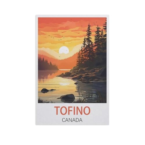 Puzzles Mit 1000 Teilen Puzzles Aus Holz，Tofino, Kanada，Puzzle 1000 Teile Für Erwachsene Lustige Kreative DIY-Spielzeuggeschenke Für Mädchen Und Jungen（75x50cm）-AN37 von GSBRSNTS