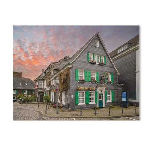 Puzzles Mit 1000 Teilen Puzzles Aus Papier，Solingen Gräfrath，Puzzle 1000 Teile Für Erwachsene Lustige Kreative DIY-Spielzeuggeschenke Für Mädchen Und Jungen（50x70cm）-AA17 von GSBRSNTS